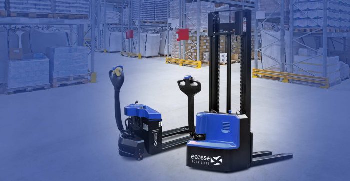 New reach pallet trucks for sale in the UK by Ecosse Forklifts